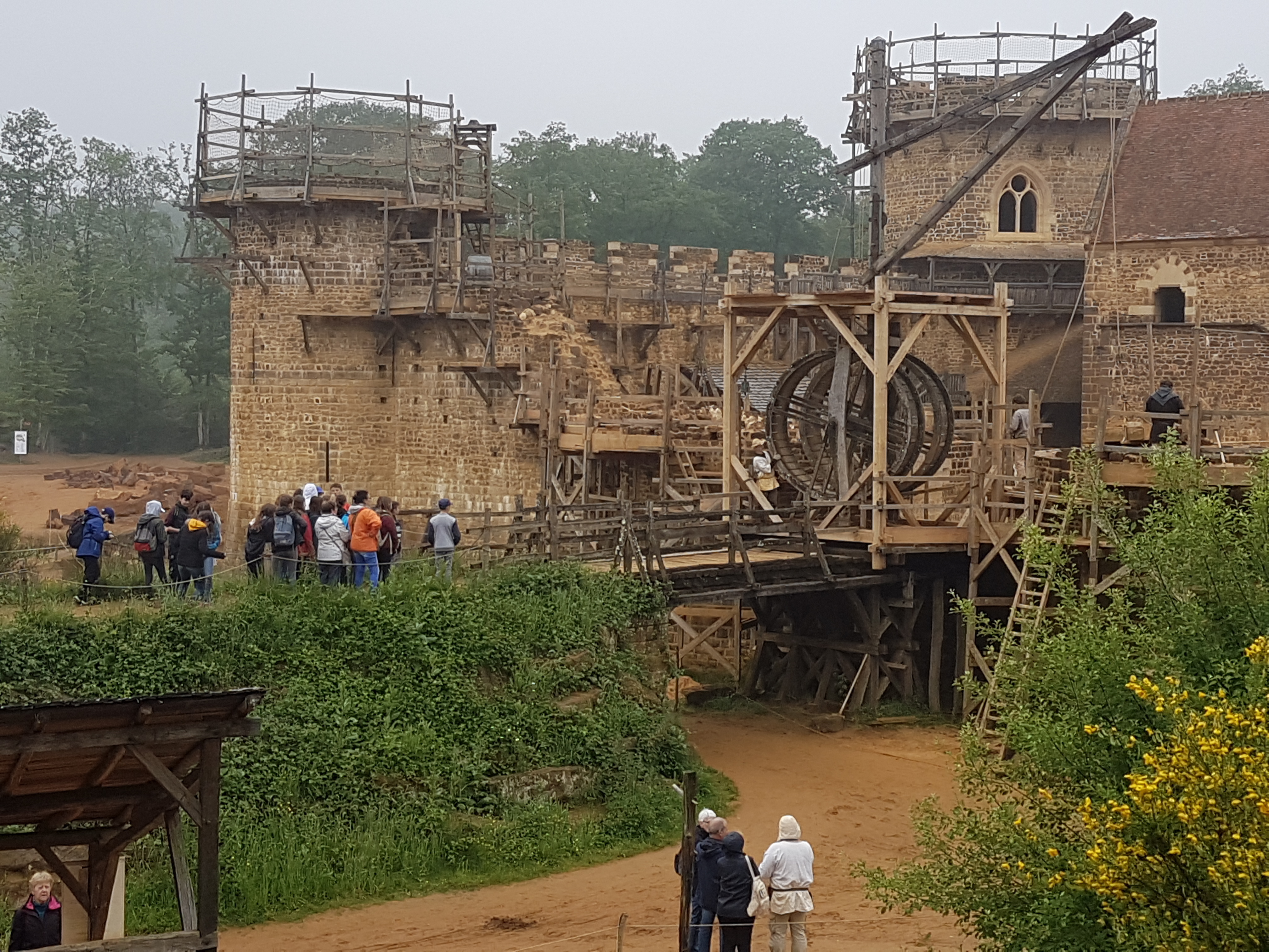 Society visit to Guedelon, Burgundy 2018